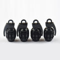 Grenade Tire Valve Caps for Car Motorcycle Bike Aluminum Valve Stem Caps for American Valves Car-styling Parts Accessories Oasis Select black