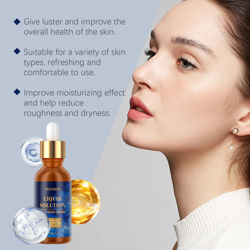 WEST MONTH Firming Facial Serum – Hydrate, Smooth & Repair Facial Serum Oasis Select