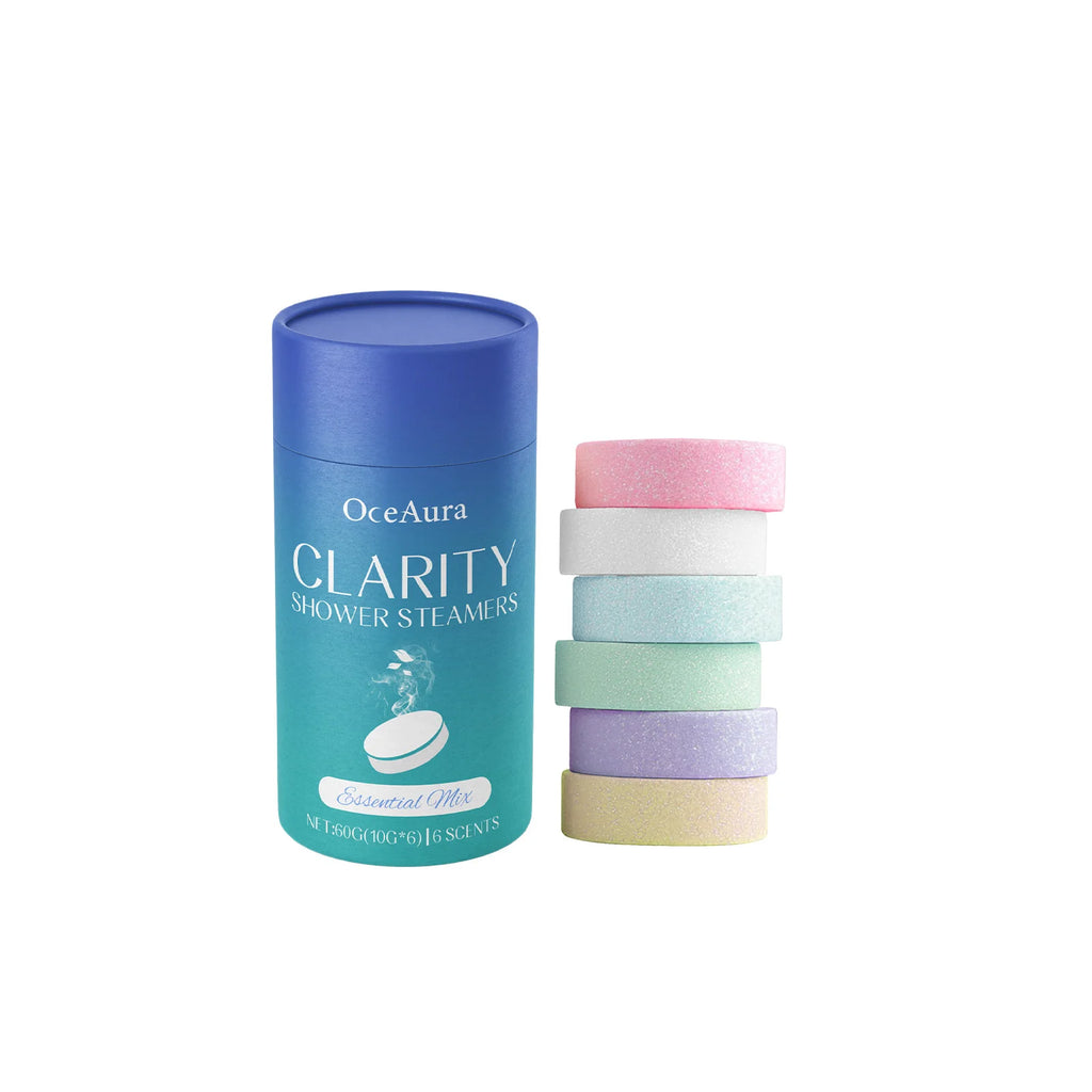 Aromatherapy Shower Tablet Relieve Fatigue Gently Cleanses Moisturizes Skin Long-lasting Fragrance Light Skin Aromatherapy Oasis Select 1set boxed