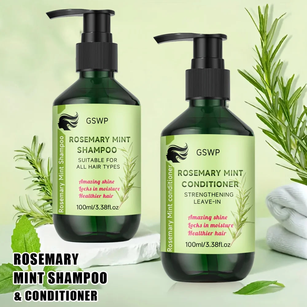 GSWP Rosemary & Mint Strengthening Shampoo & Conditioner Set