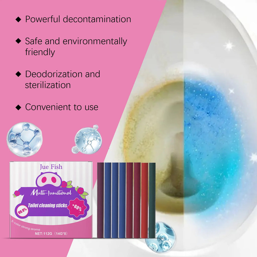 Toilet Cleaning Stick Long Lasting Cleansing Remove Stains Eliminate Odors Reduce Bacteria Deodorizer for Bathroom Home 90g/112g Oasis Select
