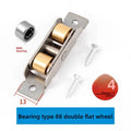 1Pc Stainless Steel Window Pulley Glass Upperand Down Sliding Door Roller Runner Mute Wheel Track Pulley Furniture Oasis Select 88 C