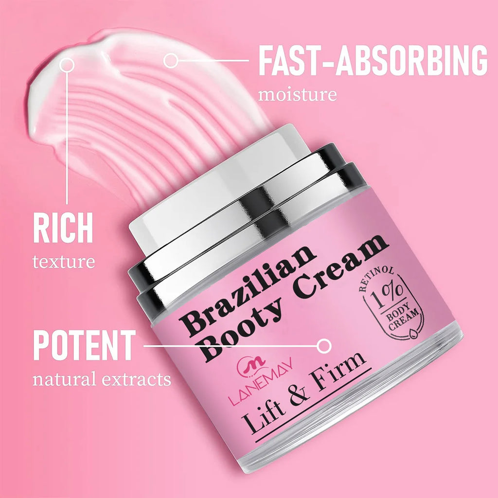 Brazilian Booty Cream with Retinol – Firming & Moisturizing Body Firming Cream Oasis Select