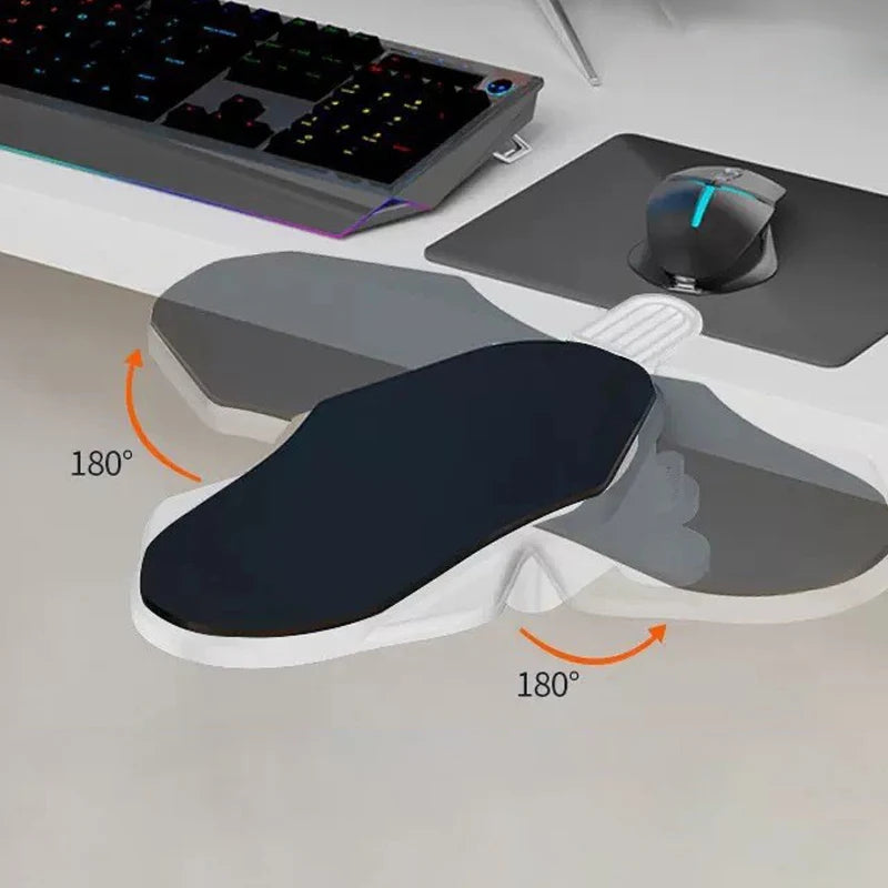 Computer Desk Arm Rest Pad Ergonomic Armrest Wrise Support Adjustable Rotate Extender Mouse Pad Armrest Bracket For Home Office Oasis Select A4