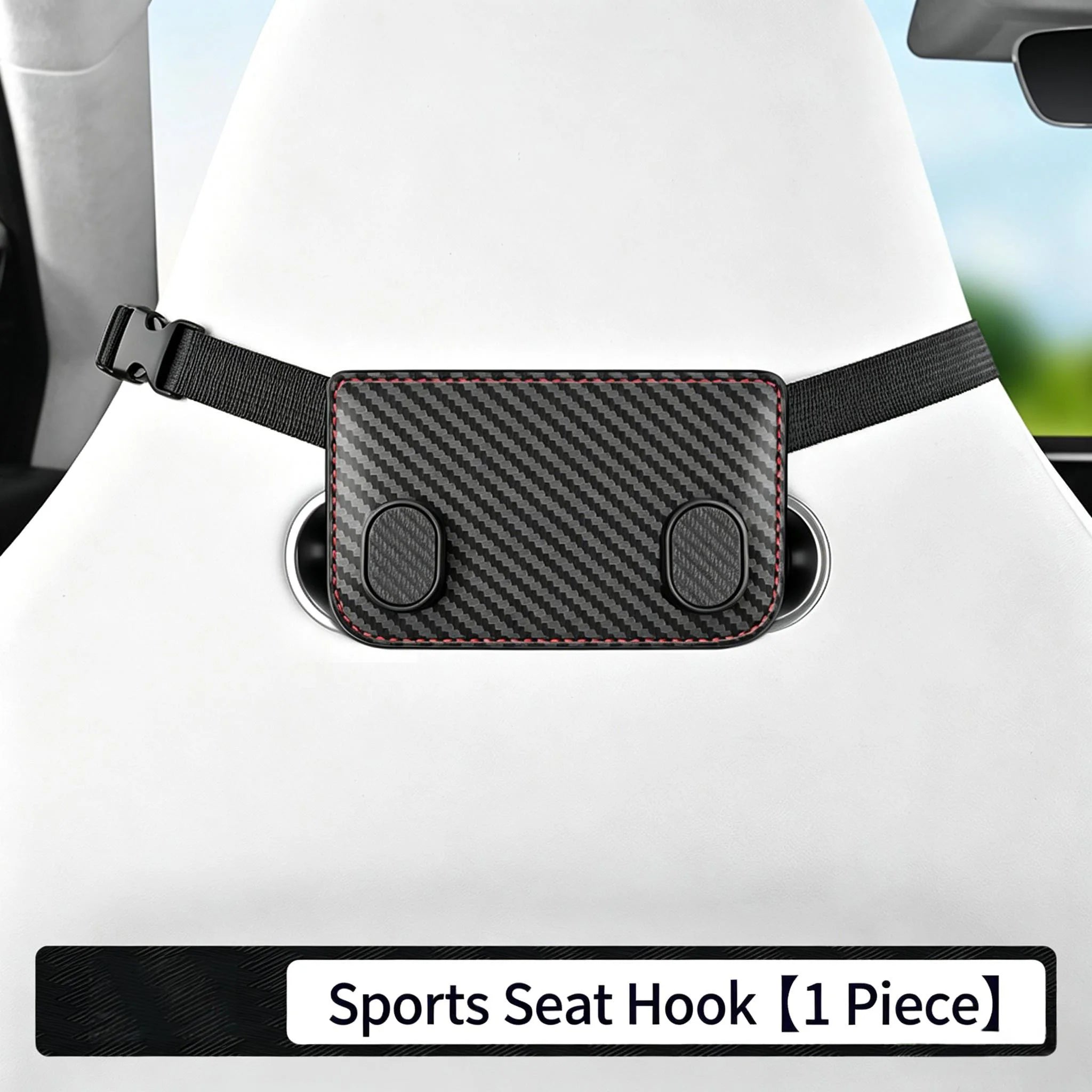 2-in-1 Car Headrest Hook & Phone Holder | Backseat Organizer