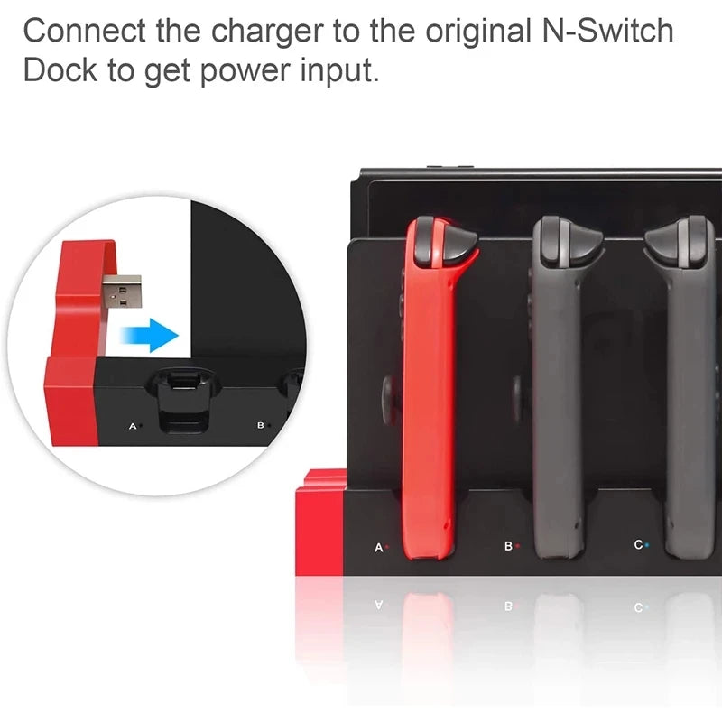 iPega Nintendo Switch JoyCon Charging Dock Station | 4–6 Port
