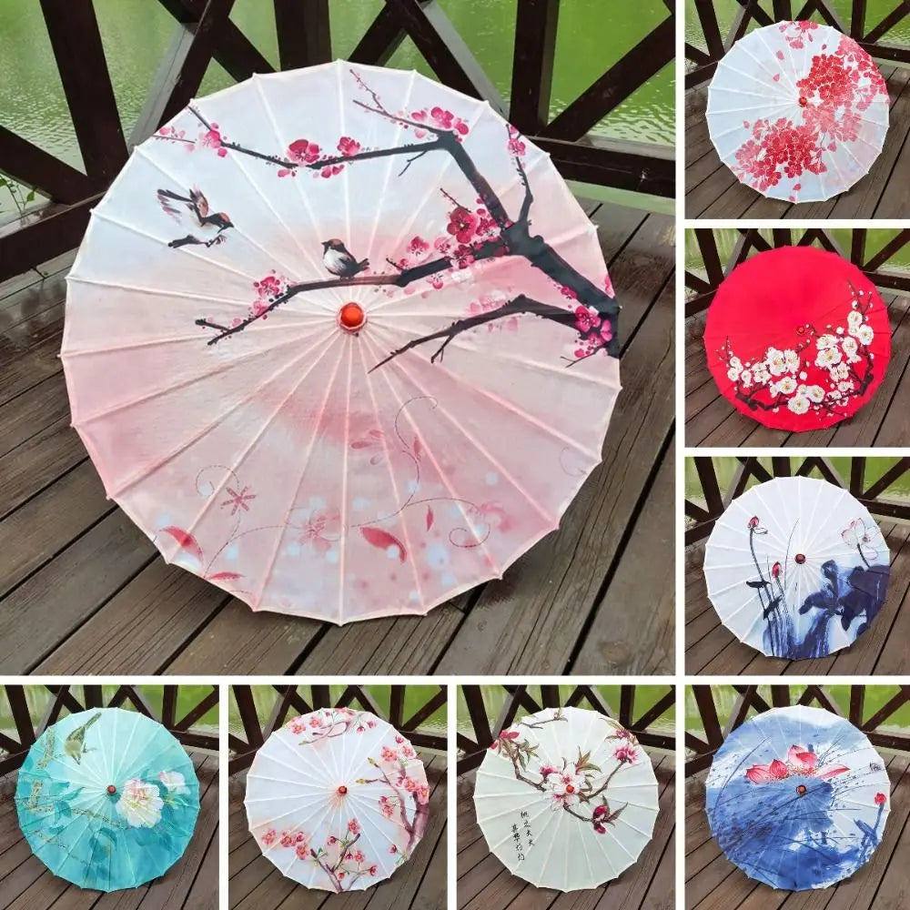 Handmade Chinese Silk Parasol | Decorative Dance Umbrella Decorative Parasol Oasis Select