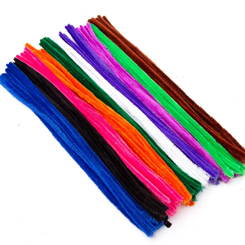 100pcs Mix Color Craft Wire for Handicrafts Twisting Stick DIY for Bouquets Halloween Christmas Easter Hair Jewelry Making Oasis Select Mixed1 100pcs