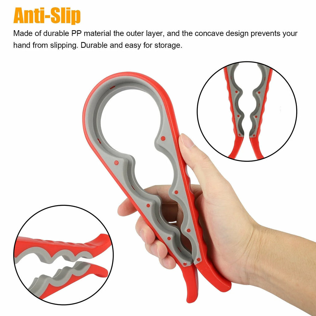 4-in-1 Jar & Bottle Opener – Non-Slip, Labor-Saving Jar & Bottle Opener Oasis Select