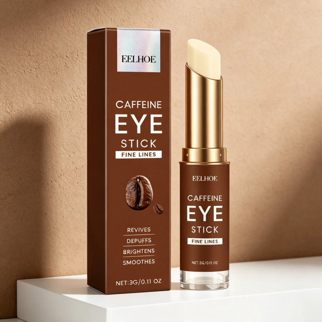 EELHOE Caffeine Eye Stick Wrinkle Reduction Puffiness Easing Smoothing Skin Firming Revitalizing Quick Absorbing Solid Eye Cream Oasis Select