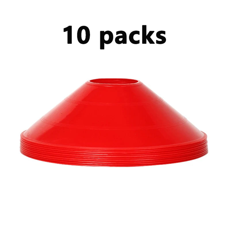 10-Pack Mini Soccer Agility Marker Discs | Training Cones