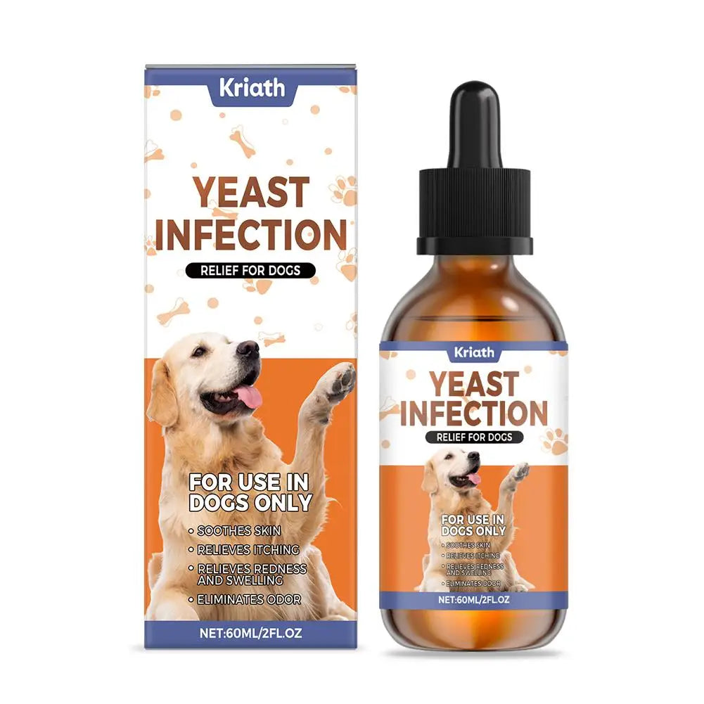 Natural Herbal Drops for Dogs – Yeast, Skin & Ear Relief 60ml