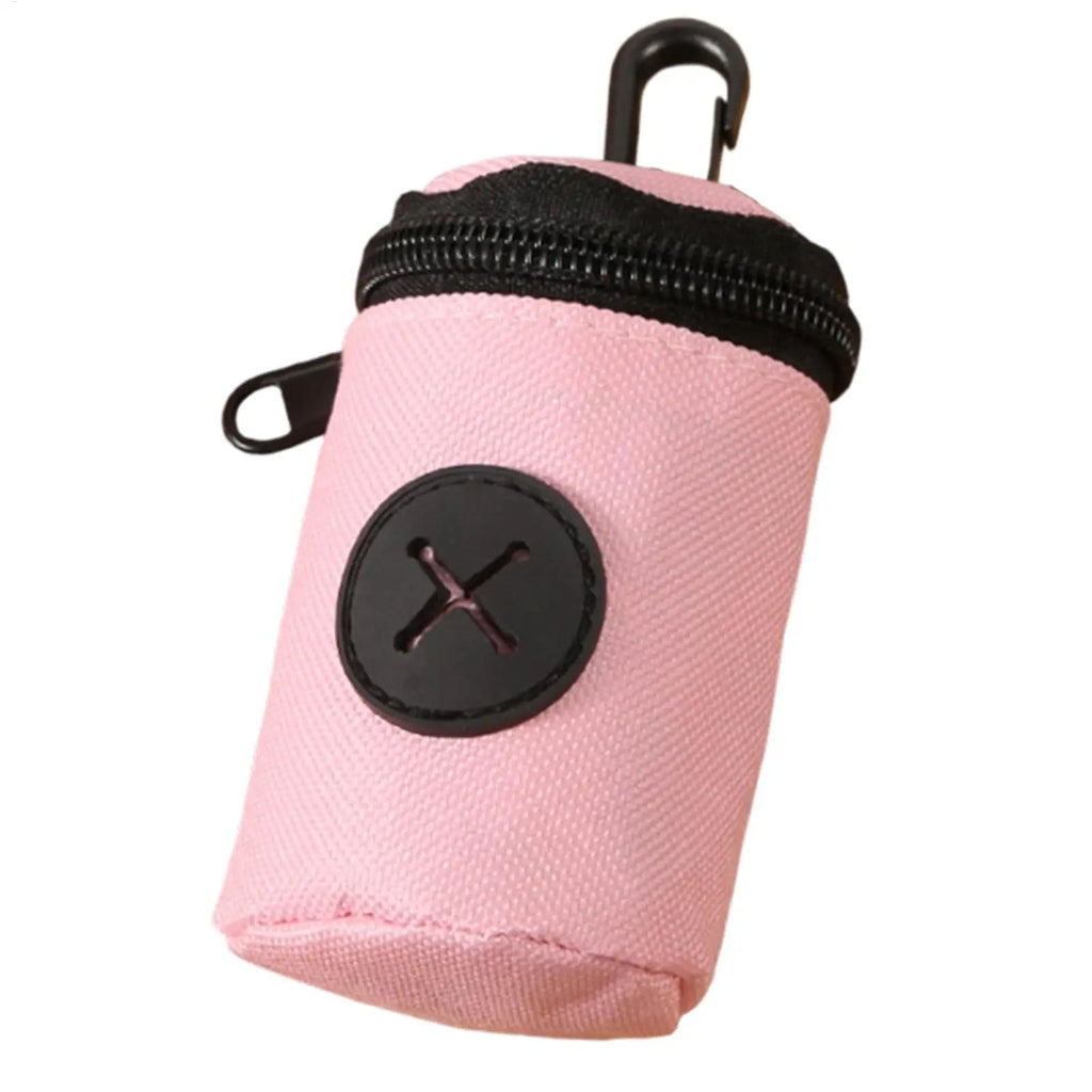 Dog Poop Bag Holder with Zipper Clip Small Pouch Pet Training Poop Bag Dispenser for Pet Puppy Small Medium Large Breed Home Oasis Select
