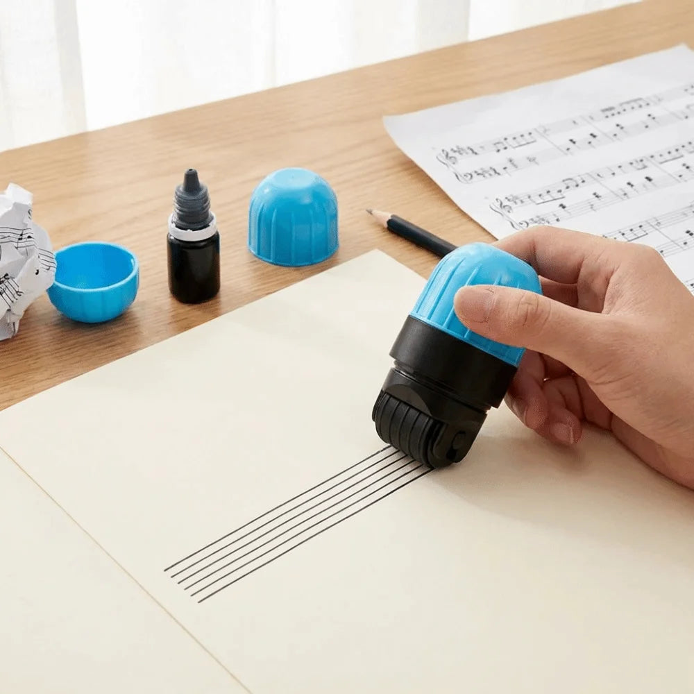Music Notation Stamp Roller Staff for Piano Guitar Music Theory Teaching Aids Useful Teaching Musical Instrument Teaching Tools Oasis Select