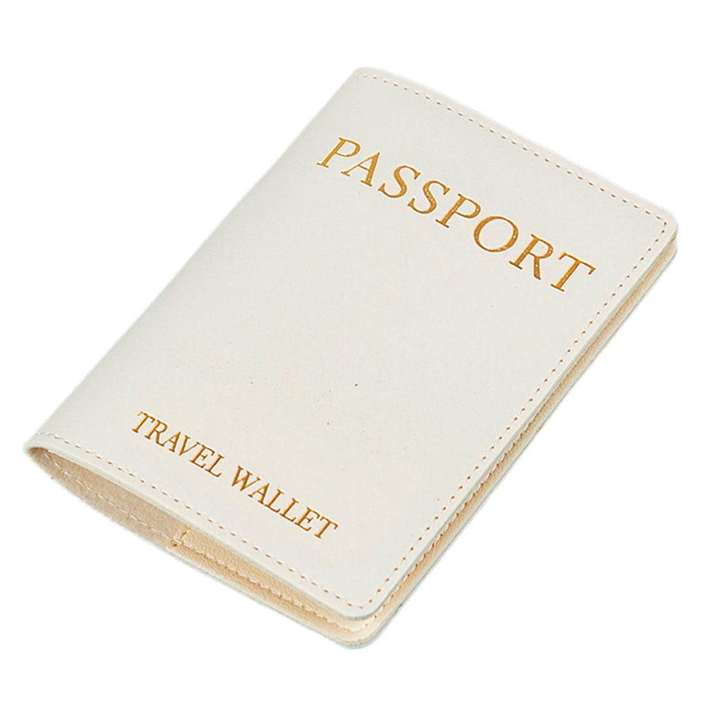 PU Leather Passport Cover | Cartoon Travel Document Holder