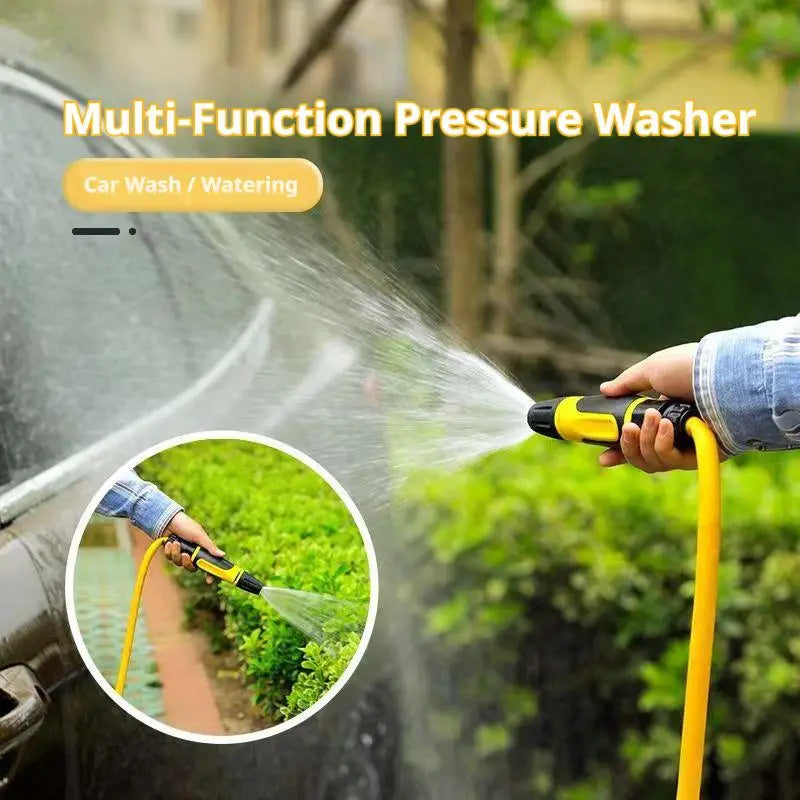 Adjustable High-Pressure Garden Hose Spray Nozzle – Car & Lawn
