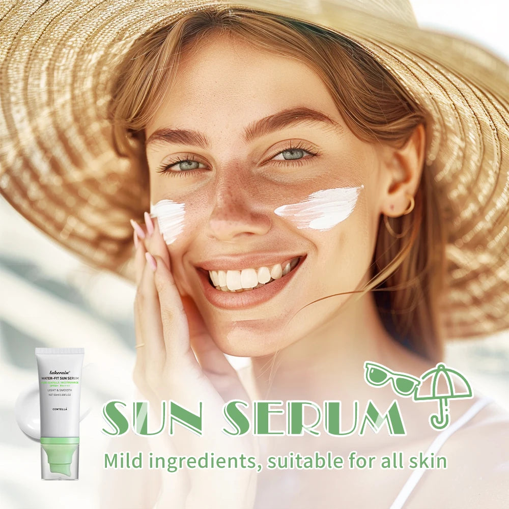 Sunscreen SPF 50 Centella Asiatica No Sticky Refreshing Sunscreen 50ml Sunscreen Essence for Dry Oily Sensitive Skincare Oasis Select
