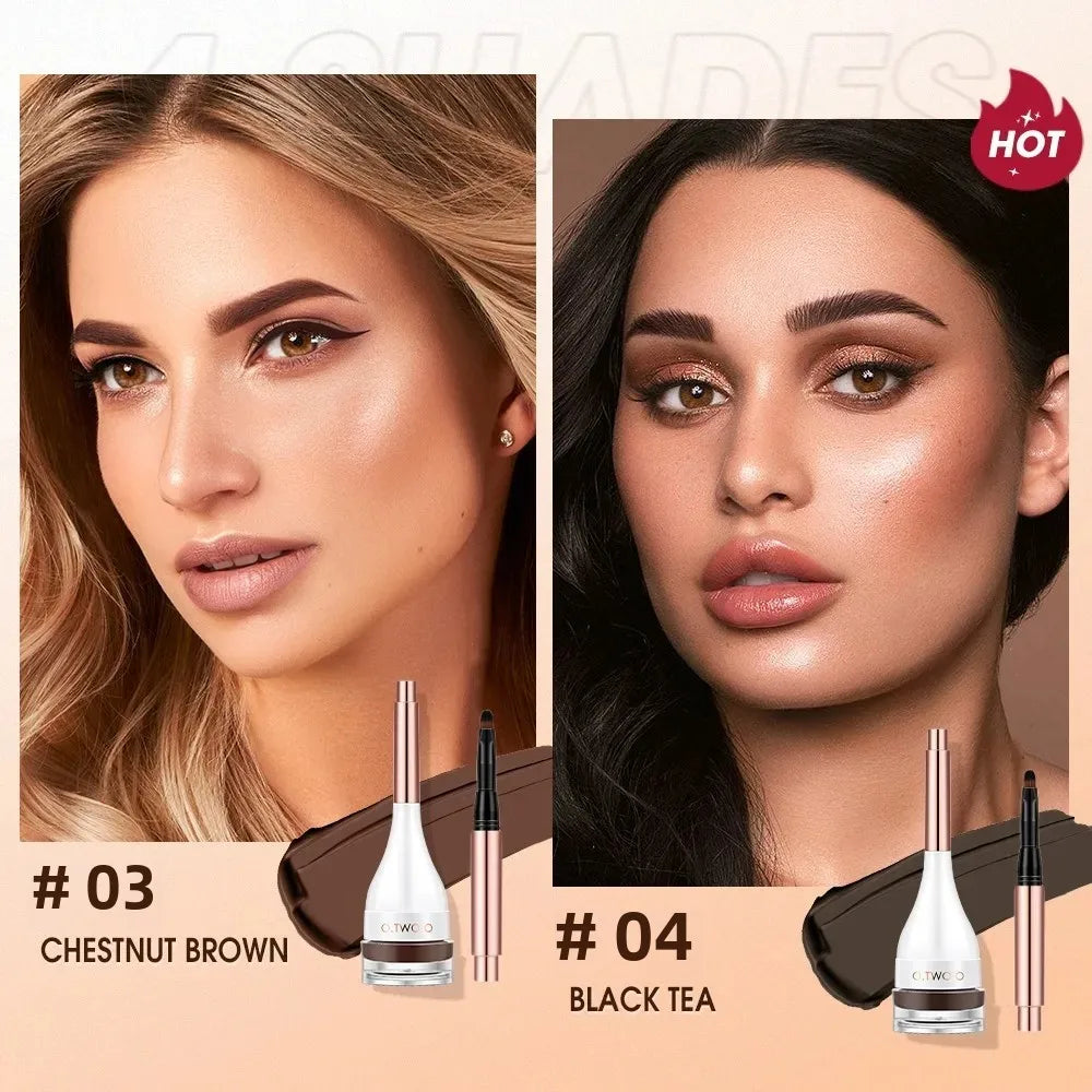 O.TWO.O Waterproof Eyebrow Pomade Gel – Smudge-Proof Brow Tint