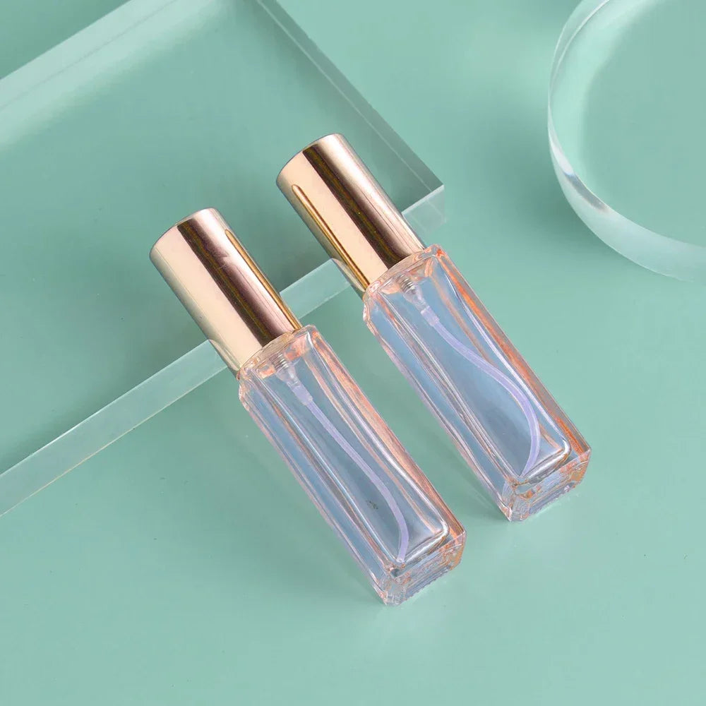10ml Mini Perfume Spray Bottles Glass Refillable Bottle Portable Travel Oils Liquid Cosmetic Container Perfume Atomizer 2024 Oasis Select Orange 1