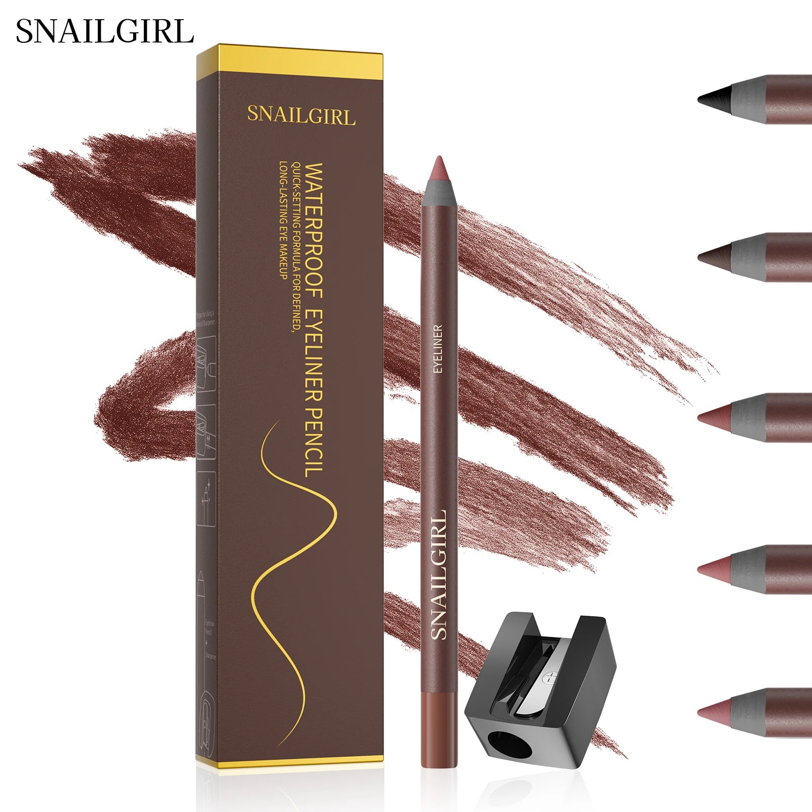 W3W Waterproof Eyebrow Pencil – Long-Lasting, 3 Shades