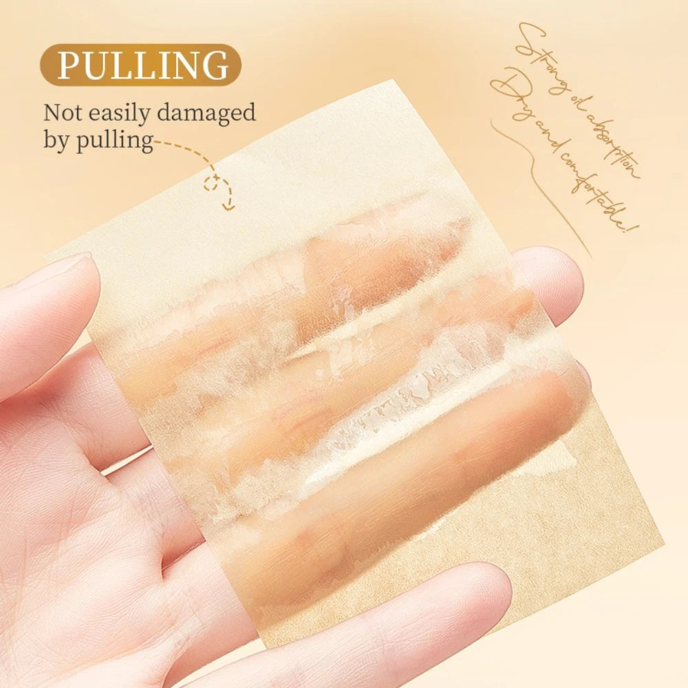 100-Pack Bamboo Charcoal Oil Blotting Sheets for Oily Skin Oil Blotting Sheets Oasis Select