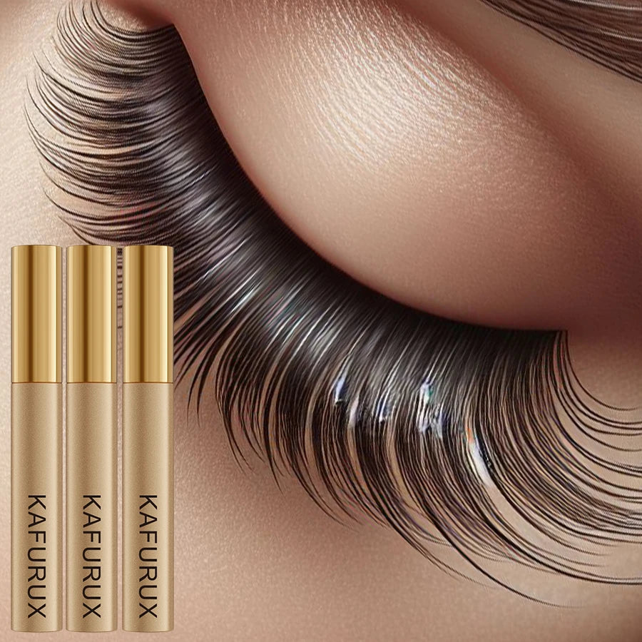 KAFURUX 3-Pack Lash & Brow Enhancer Serum | Natural Korean Beauty