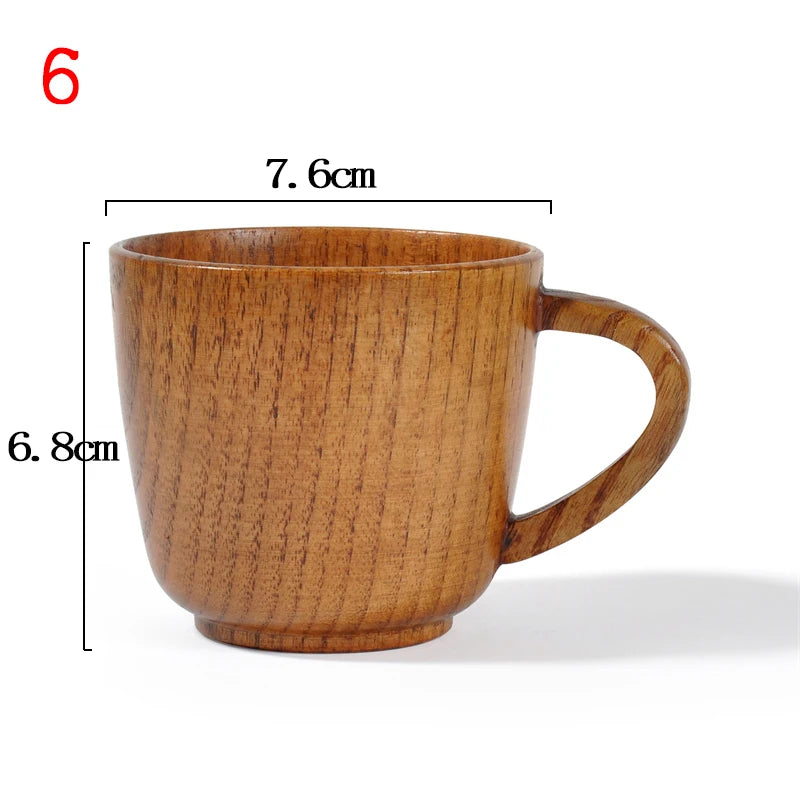 Handmade Spruce Wood Cup – Eco-Friendly Tea Coffee Drinkware Wooden Drinkware Cup Oasis Select 6