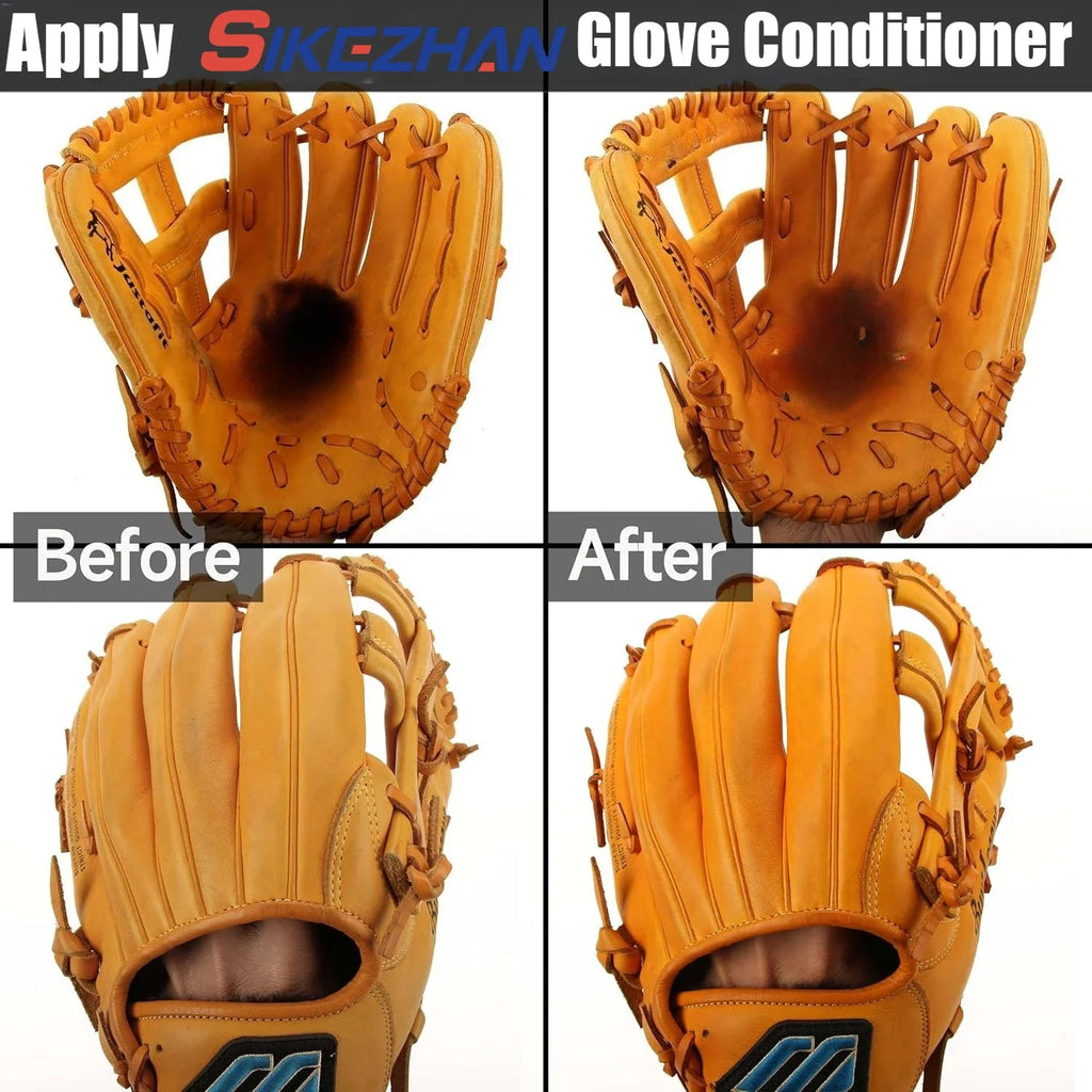Baseball Glove Conditioner Cream Softens & Preserves Leather Restores Stiff Old Mitts Cleaner For Baseball Softball Accessories Oasis Select