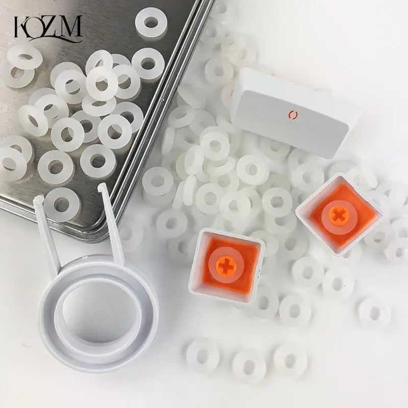 120pcs Silicone O-Ring Keycap Dampeners for MX Switches