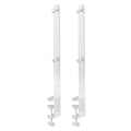 2Pcs Extended Desk Clamp Pegboard Fixing Bracket Desktop Fixing Bracket Home Improvement 1-5.5cm Thickness 41.5cm Height Oasis Select 2pcs