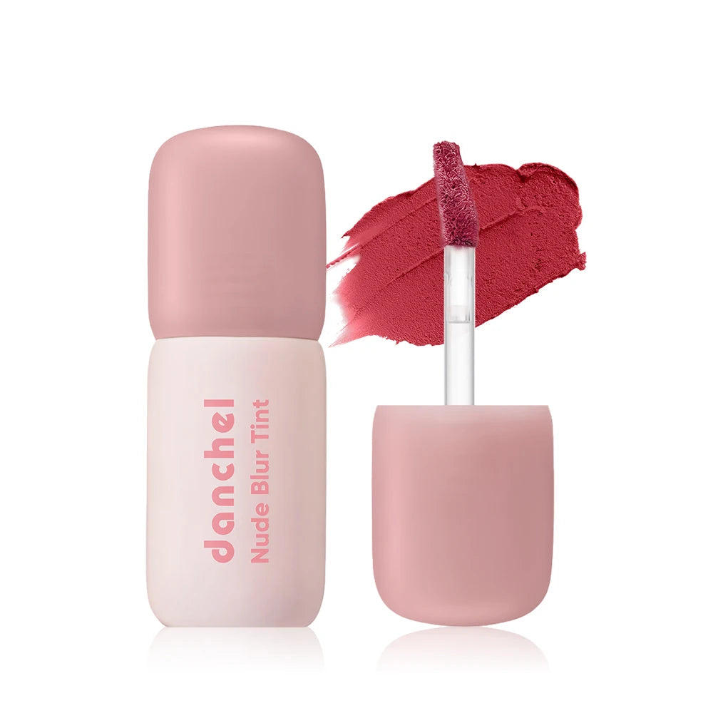 10 Shades Nude Blurring Lip Tint 2-in-1 Lightweight Long-Lasting Non-sticky Velvet Lip & Cheek Blush Lipgloss Daily Cosmetics Oasis Select Color 5