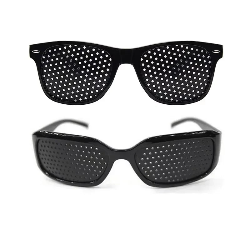 1/4PCS Anti-myopia Astigmatism Glasses Vision Correction Fatigue Pin Hole Glasses With Holes For Men Women Eyesight Improvement Oasis Select A-C