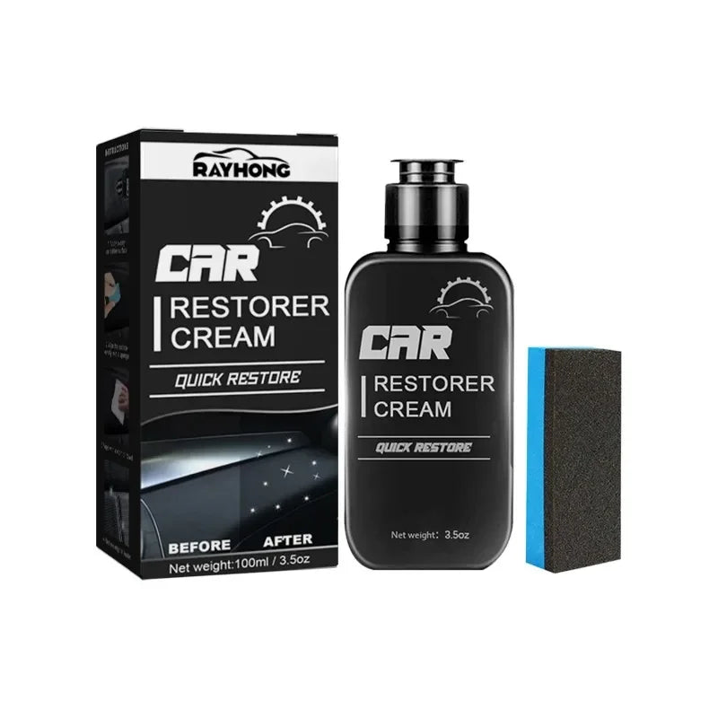 Auto Plastic Leather Repair Agent 30/100ml Car Restorer Cream Washable Refresh Aging Surfaces Care Cleaning Refurbishment Agent Oasis Select