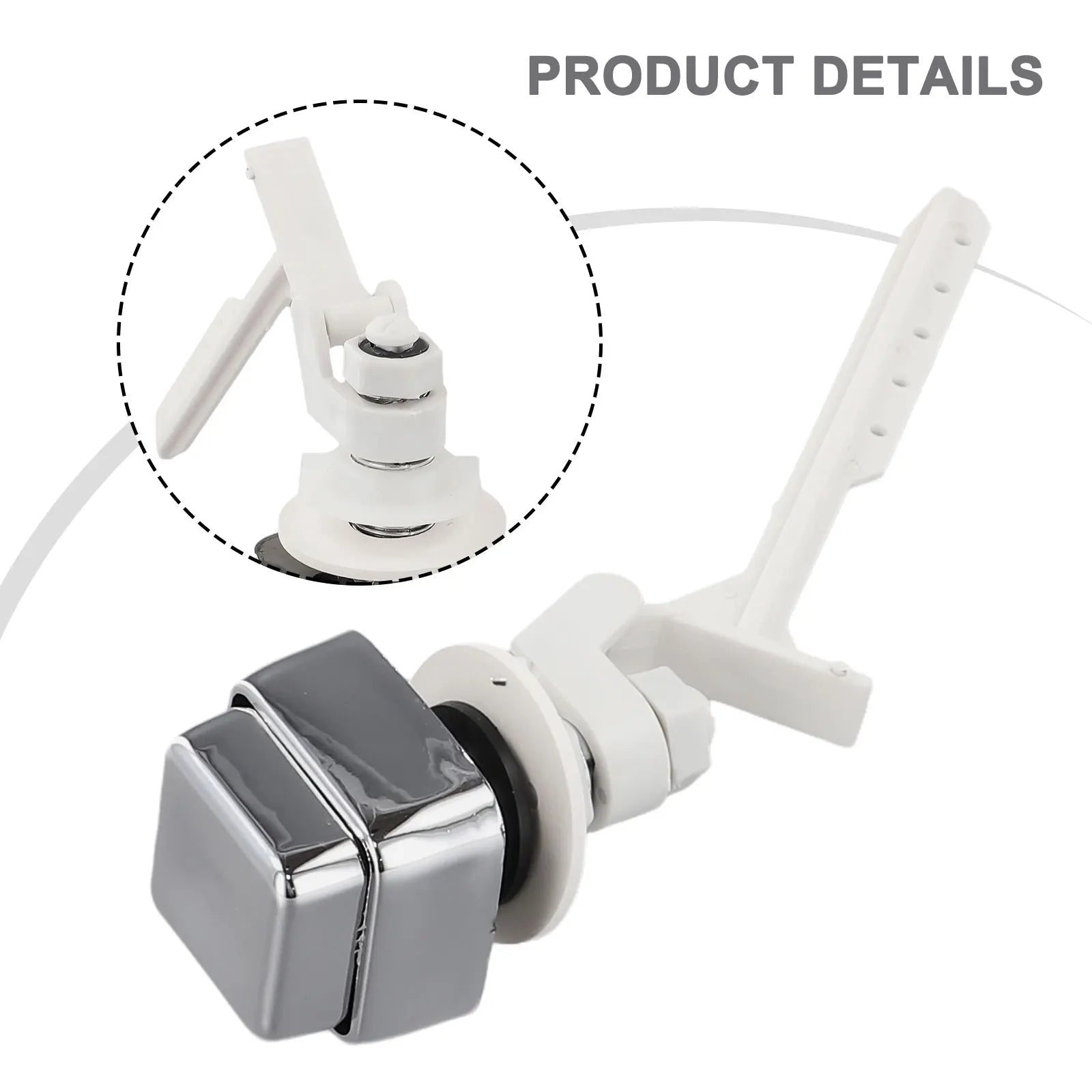 Push Button Toilet Flush Kit – Side Mount Trip Lever Handle Toilet Flush Kit Oasis Select