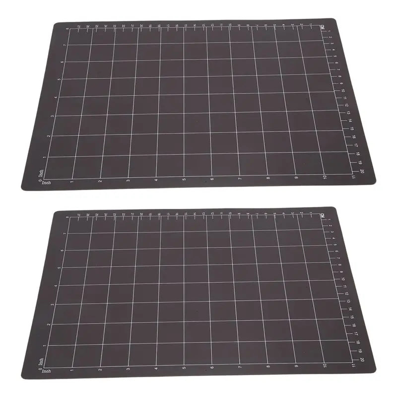 LIKE WISH 2Pcs 9Inch W 12.5Inch L Magnetic Cutting Shim Grid Magnetic Shim Embossing Machine Die Pads Magnetic Shim For Die Cutt Oasis Select