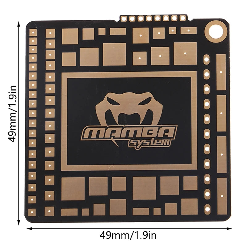 High Quality DIATONE MAMBA Soldering Practice Board 49X49X1.6mm for FPV Beginner New Pilots Improving Soldering Level DIY Parts Oasis Select A
