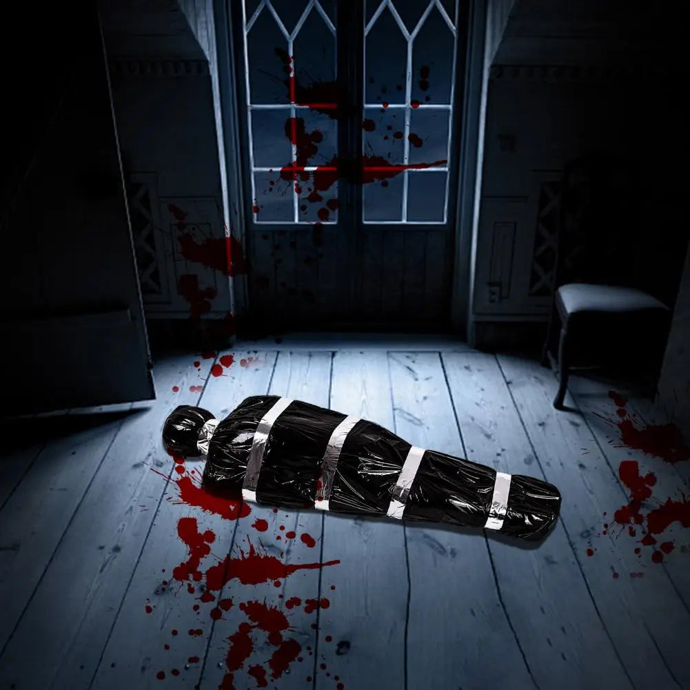 Halloween Dead Victims Props Outdoor Horror Fake Bloody Corpses Haunted House Hanging Decorations Halloween Horror Decorations Oasis Select
