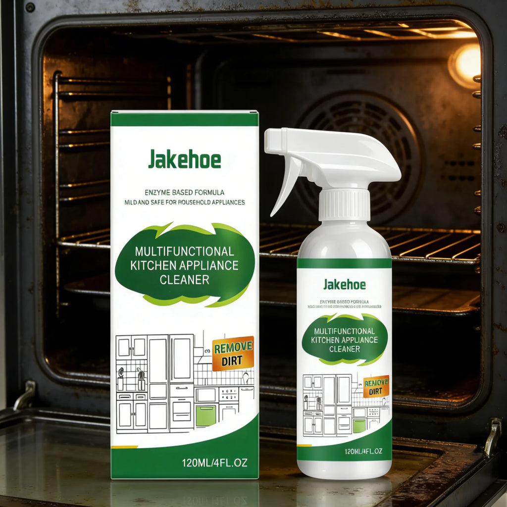 Jakehoe Kitchen Appliance Cleaner Powerful Grease Remover Decontamination Gentle Household Multifunctional Kitchen Cleaner 120ml Oasis Select