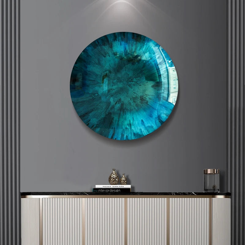 Modern light luxury wall decoration corridor aisle wall metal three-dimensional pendant pendant k wall decoration room decor Oasis Select