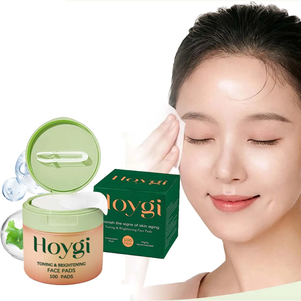Hoygi Centella Asiatica Face Pads – Moisturizing, 100 Pcs Moisturizing Face Pads Oasis Select