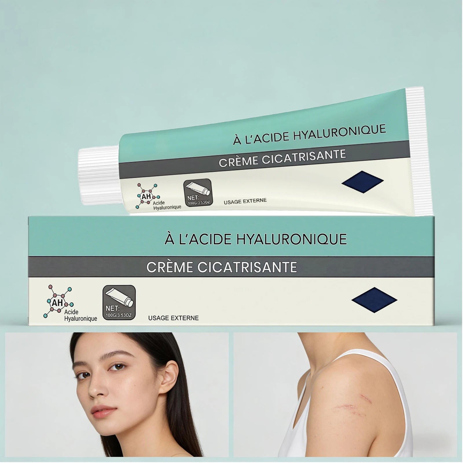 Scar Fading Cream Reduce Scars Improve Acne Marks Deep Hydration Repair Skin Moisturizing Scar Lightening Soothing Cream Oasis Select