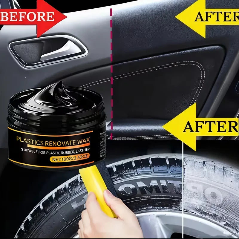 Automotive Plastic Repair Cream Precisely Repairs Scratches on Exterior Plastic Parts, Easily Smoothing Out Blemishes and Restor Oasis Select