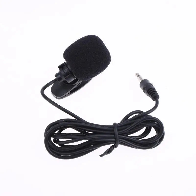 1Pcs Hands-free Condenser Clip-on Lapel Mic 1.5 Meters Mini Portable Lavalier Wired 3.5mm Microphone For Phone And Laptop PC Oasis Select 2 pole