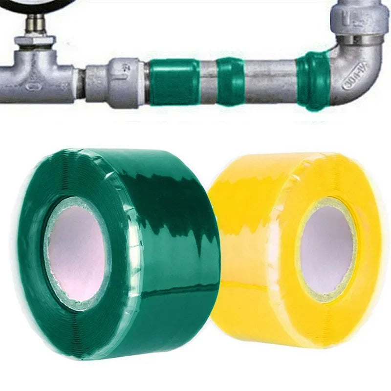 1.5m Super Strong Repair Tape Waterproof Leak Sealant for Pipe and Hose Emergency Fixes Sealed and Insulation Silicone Rubber Oasis Select