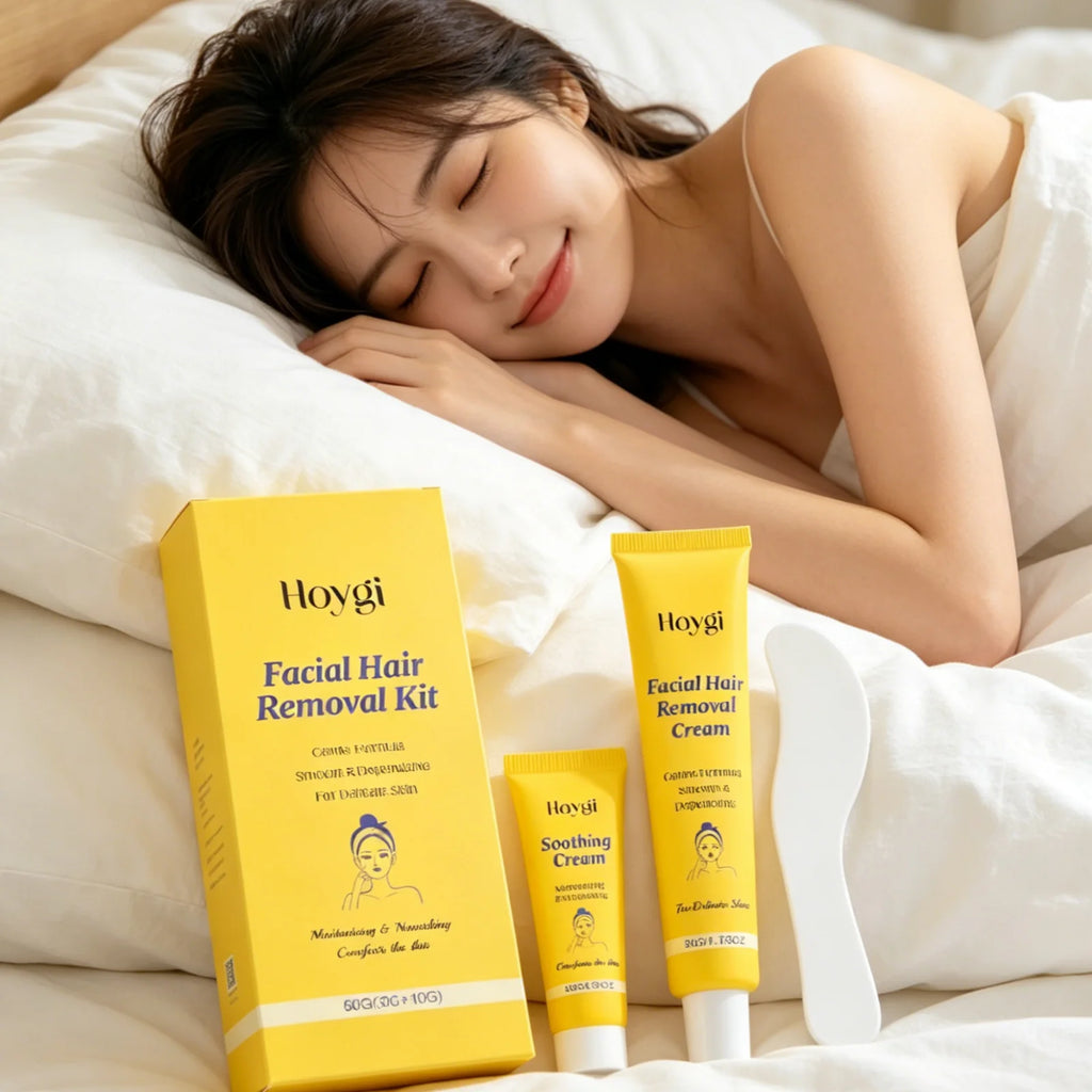 Hoygi Facial Hair Removal Cream – Natural & Painless 60g Hair Removal Cream Oasis Select