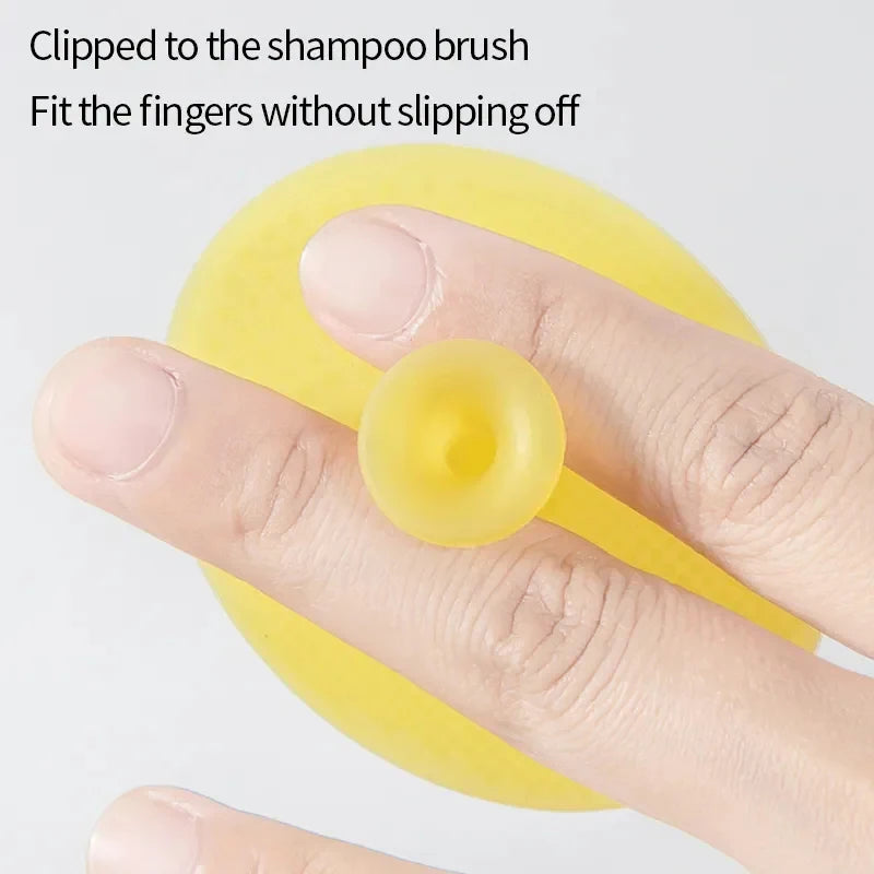 1/2pcs Shampoo Brush for Baby Infant Bathing Soft Silicone Boys Kids Shower Brush Head Hair Washing Massage Brushes Wipe Comb Oasis Select