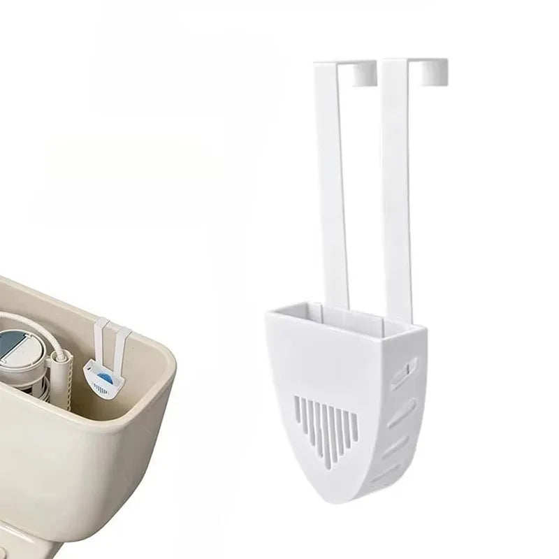 Toilet Solid Dispenser Tank Replacement Part | Plastic, Glam Style, Contemporary Style, No Electricity Needed, Convenient a Oasis Select White 3