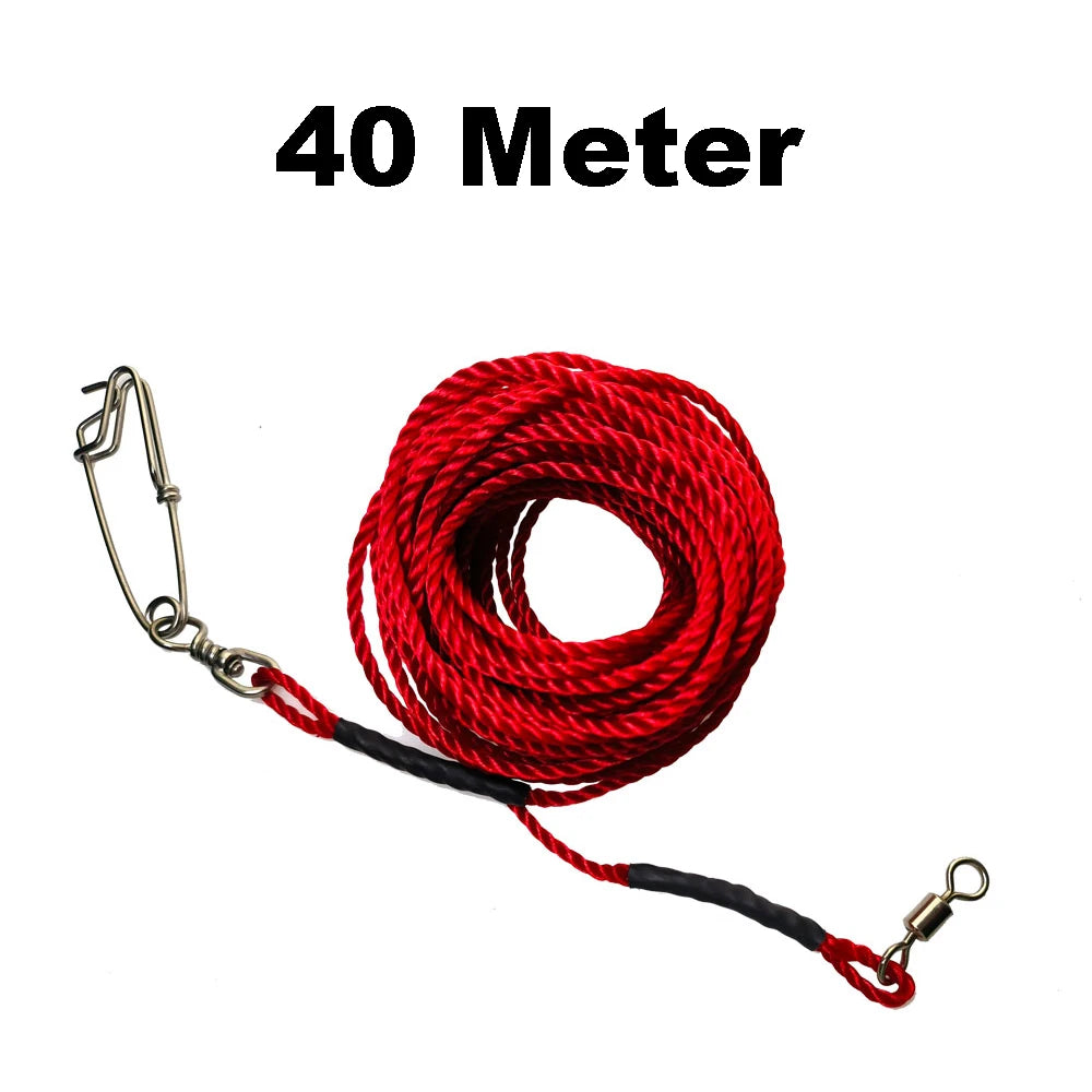 20-40 Meter Spearfishing Floating Rope Line Float String Scuba Diving Dive Competition Swivel Duty Tuna Clips for Spearfishing Oasis Select 40 Meter