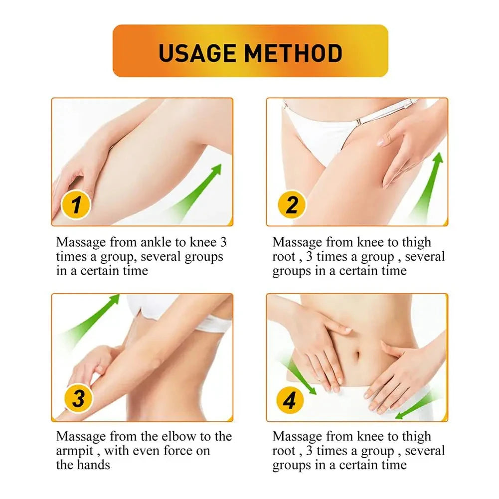Body Slimming Cream Cellulite Remover Fat Burning Fast Weight Loss Buttocks Belly Thigh Fat Removal Cream Lift Firm Skin Care Oasis Select