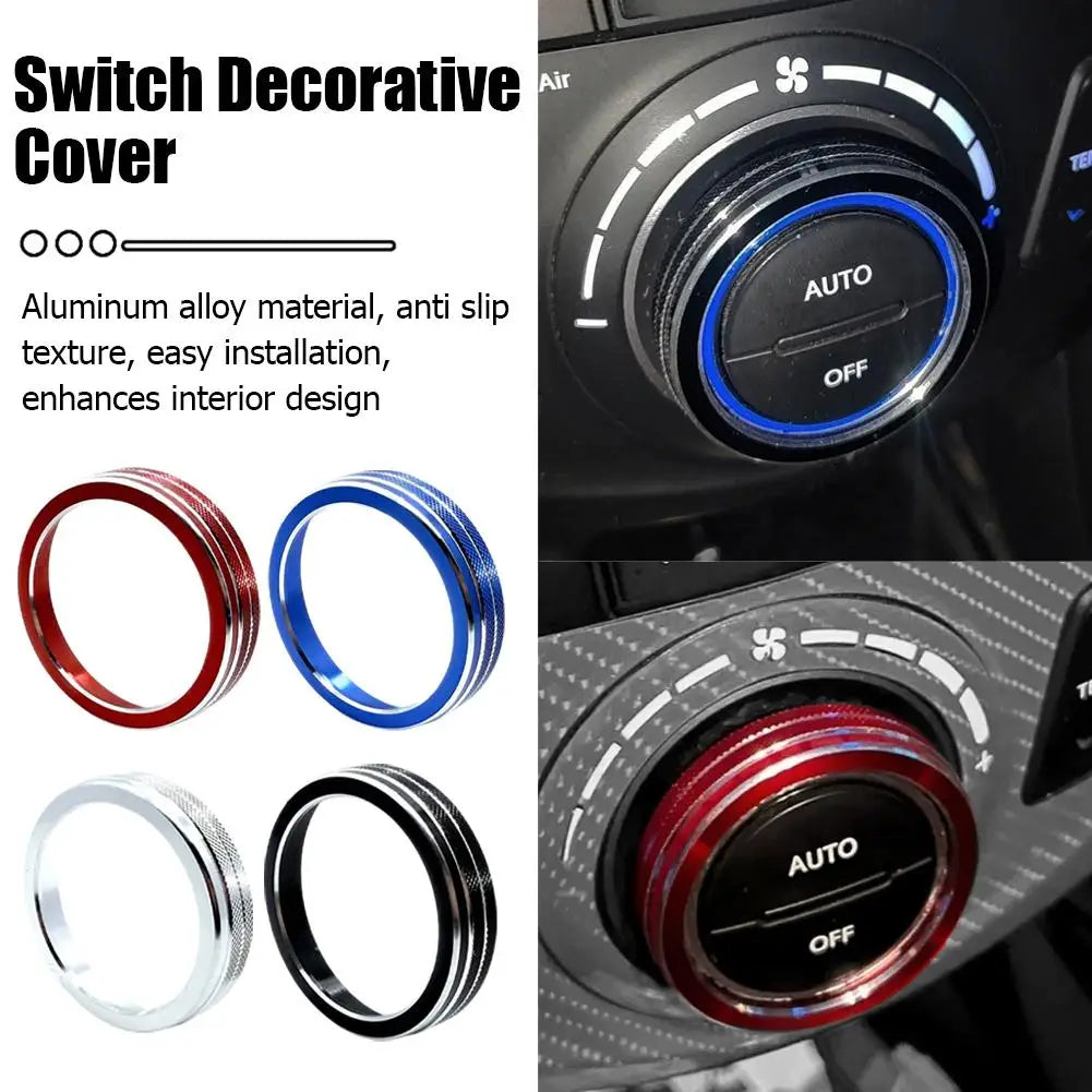 AC Climate Control Knob Trim Ring – 2013–2017 Hyundai Santa Fe